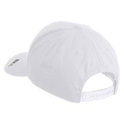 U.S. Army Air Assault Badge Embroidered Retro Cotton Blend Snapback Cap - White OSFM