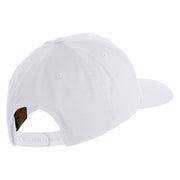 U.S. Army Air Assault Badge Embroidered Retro Cotton Blend Snapback Cap - White OSFM