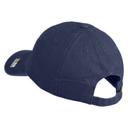 U.S. Army 170th Infantry Brigade Embroidered Washed Solid Pigment Dyed Cotton Twill Brass Buckle Cap - Navy OSFM