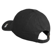 U.S. Army 170th Infantry Brigade Embroidered Washed Solid Pigment Dyed Cotton Twill Brass Buckle Cap - Black OSFM