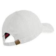 U.S. Army 170th Infantry Brigade Embroidered Washed Solid Pigment Dyed Cotton Twill Brass Buckle Cap - White OSFM