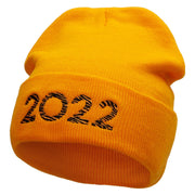 Tiger 2022 Embroidered 12 Inch Long Knitted Beanie