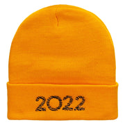 Tiger 2022 Embroidered 12 Inch Long Knitted Beanie