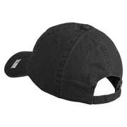 U.S. Army 174th Infantry Brigade Embroidered Washed Solid Pigment Dyed Cotton Twill Brass Buckle Cap - Black OSFM