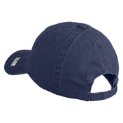 U.S. Army 174th Infantry Brigade Embroidered Washed Solid Pigment Dyed Cotton Twill Brass Buckle Cap - Navy OSFM