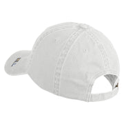 U.S. Army 174th Infantry Brigade Embroidered Washed Solid Pigment Dyed Cotton Twill Brass Buckle Cap - White OSFM