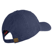 U.S. Army Air Force Embroidered Washed Solid Pigment Dyed Cotton Twill Brass Buckle Cap - Navy OSFM