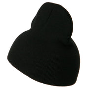 8 inch Acrylic Short Blank Beanie