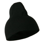 8 inch Acrylic Short Blank Beanie