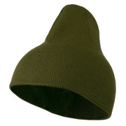 8 inch Acrylic Short Blank Beanie