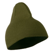 8 inch Acrylic Short Blank Beanie