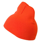 8 inch Acrylic Short Blank Beanie