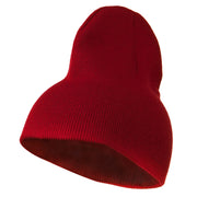 8 inch Acrylic Short Blank Beanie