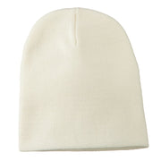 8 inch Acrylic Short Blank Beanie