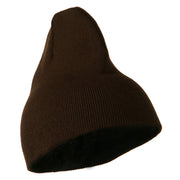 8 inch Acrylic Short Blank Beanie