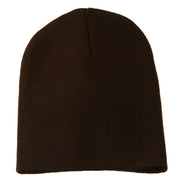 8 inch Acrylic Short Blank Beanie