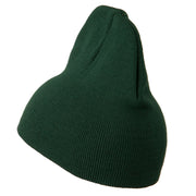 8 inch Acrylic Short Blank Beanie