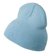 8 inch Acrylic Short Blank Beanie