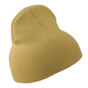 8 inch Acrylic Short Blank Beanie