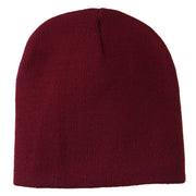 8 inch Acrylic Short Blank Beanie