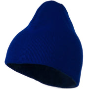 8 inch Acrylic Short Blank Beanie