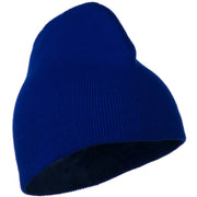 8 inch Acrylic Short Blank Beanie