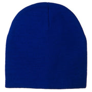 8 inch Acrylic Short Blank Beanie