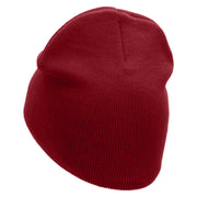 Barrel Embroidered 8 inch Acrylic Short Blank Beanie