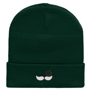 Money Man Embroidered 12 inch Acrylic Cuffed Long Beanie