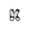 Holstein Alphabet Letters - K