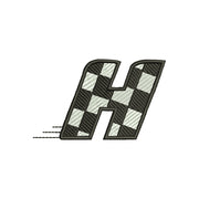 Checkered Flag Alphabet - H