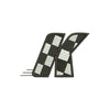 Checkered Flag Alphabet - K