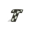 Checkered Flag Alphabet - T