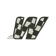 Checkered Flag Alphabet - W