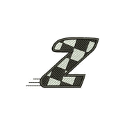 Checkered Flag Alphabet - Z