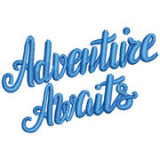 Adventure Awaits digitized embroidery design