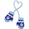 Winter Mittens digitized embroidery design