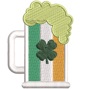 St. Pstrict's Irish Beer digitized embroidery design