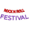 Rock N Roll Festival digitized embroidery design