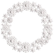 Winter Wreath digitized embroidery design