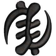 Gye Nyame digitized embroidery design