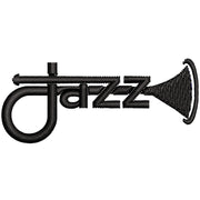 Jazz Trumpet digitized embroidery design