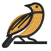 Oriole Bird digitized embroidery design