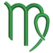 Virgo Astrology digitized embroidery design