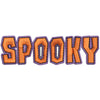 Spooky Text digitized embroidery design