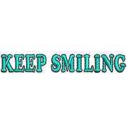 Keep Smiling digitized embroidery design