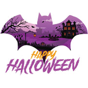 Halloween Purple Bat dtg printing design