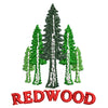 Redwood Forest Logo digitized embroidery design