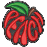 Peach digitized embroidery design