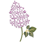 Lilac Flower digitized embroidery design